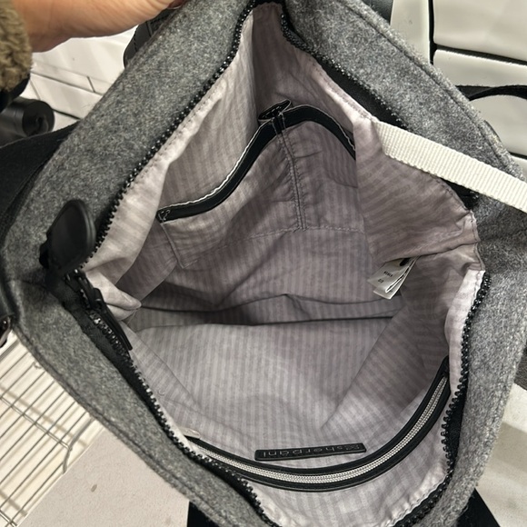 Sherpani Faith Ethos Collection Wool Satchel Slate Tote Bag - Picture 7 of 16